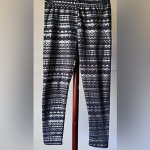 Shosho Black and Gray Leggings